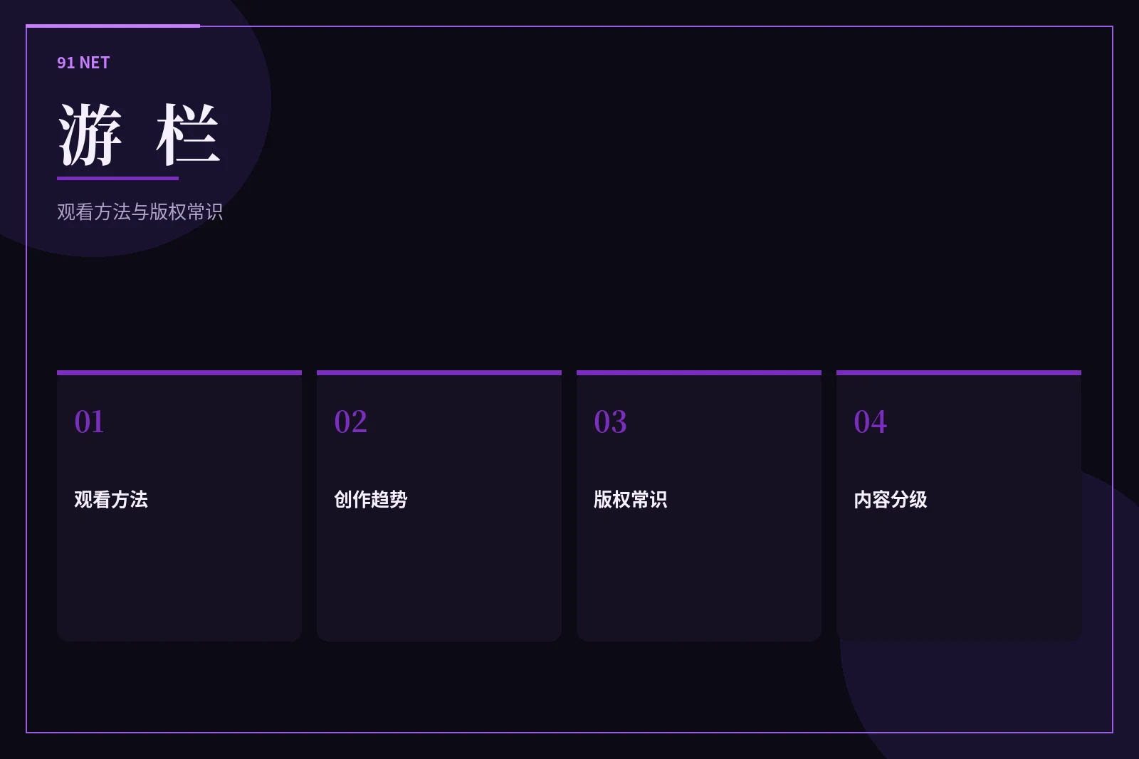 游栏内容图